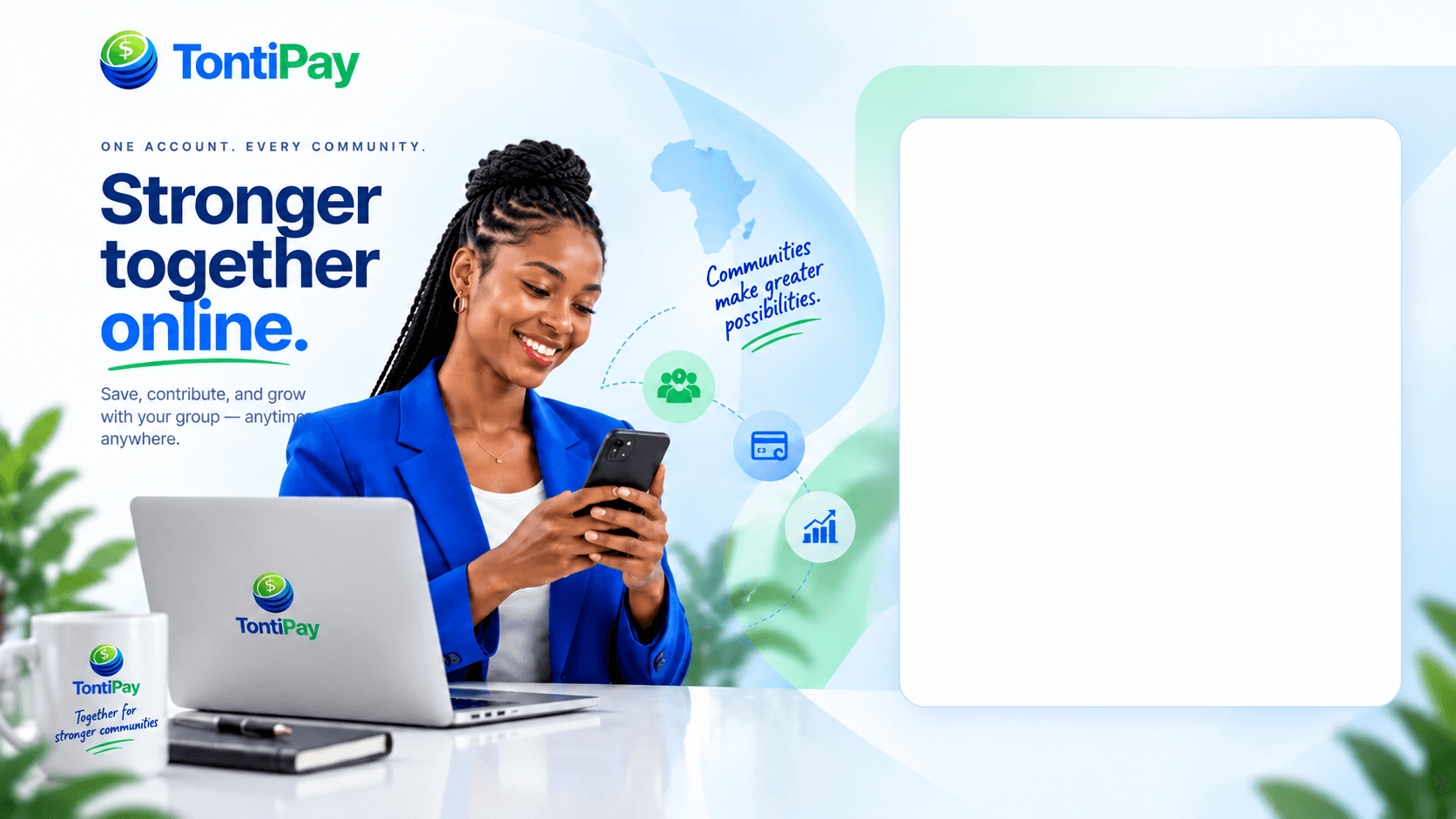 Des communautés plus fortes ensemble avec TontiPay